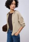 Maglia in felpa aperta Street One - mocha