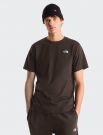 T-shirt manica corta The North Face - marrone
