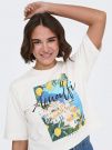 T-shirt manica corta Only - limone