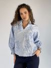 Camicia manica lunga Etichetta - azzurro