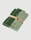 Completo asciugamani Fazzini - grigio verde