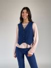 Gilet Rinascimento - blu brillante
