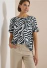 T-shirt a manica corta. scollo rotond... - verde scuro