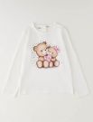 T-shirt manica lunga I Do - bianco