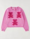 Pullover manica lunga I Do - rosa