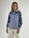 Camicia manica lunga Iblues - blu bianco