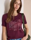 T-shirt manica corta Cecil - red