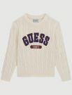 Pullover manica lunga Guess - panna