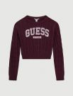 Pullover manica lunga Guess - bordeaux