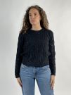Pullover manica lunga Griffai - nero
