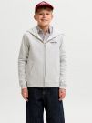 Maglia in felpa aperta Jack & Jones - grigio chiaro