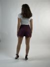 Pantalone corto Artigli - vino
