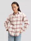 Camicia manica lunga Lee - bianco rosso