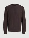 Maglia manica lunga casual Jack & Jones - cioccolato