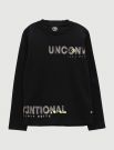 T-shirt manica lunga sportiva Uncoventional - nero