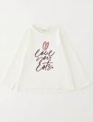 T-shirt manica lunga I Do - panna