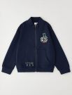 Maglia in felpa aperta I Do - navy