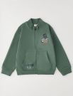 Maglia in felpa aperta I Do - verde militare