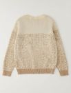 Pullover manica lunga I Do - ecru