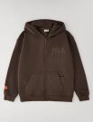 Maglia in felpa aperta I Do - marrone