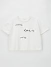 T-shirt manica corta I Do - panna