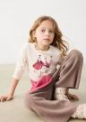 T-shirt manica lunga Mayoral - panna rosa