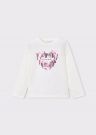 T-shirt manica lunga Mayoral - ecru