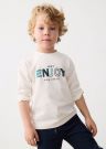T-shirt manica lunga Mayoral - panna