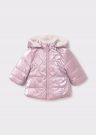 Giaccone imbottito Newborn - malva