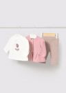 Completo 3 pezzi Newborn - cipria