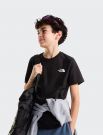 T-shirt manica corta sportiva The North Face - nero