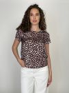Camicia manica corta Rinascimento - cioccolato