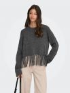 Maglia manica lunga Jdy - dark grey melange