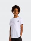 T-shirt manica corta sportiva The North Face - white