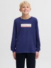 T-shirt manica lunga Jack & Jones - oceano