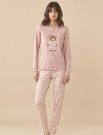 Pigiama lungo Noidinotte - rosa