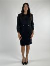Abito curvy Rinascimento Curvy - nero