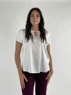Camicia manica corta Rinascimento Curvy - bianco