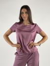 Camicia manica corta Rinascimento - rosa antico