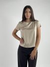 Camicia manica corta Rinascimento - tortora