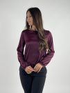 Camicia manica lunga giovane Rinascimento - bordeaux