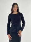 Camicia manica lunga giovane Rinascimento - nero