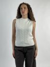Pullover senza maniche Knit - San Babila - gesso