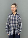 Camicia manica lunga giovane Auda - blu beige