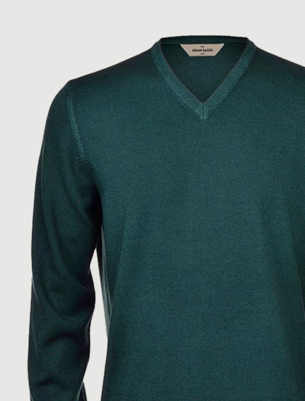 Pullover manica lunga Gran Sasso - verde