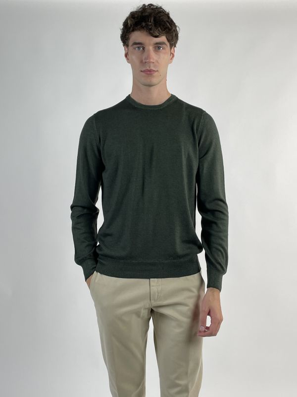 Pullover manica lunga Gran Sasso - bosco