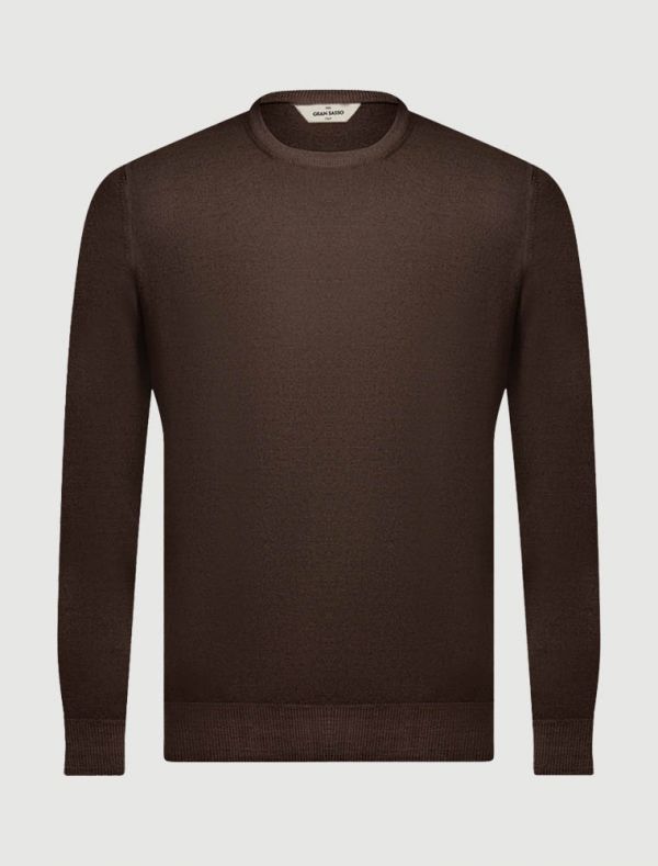 Pullover manica lunga Gran Sasso - moro