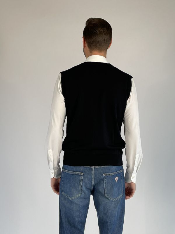 Pullover senza maniche Morgano - nero