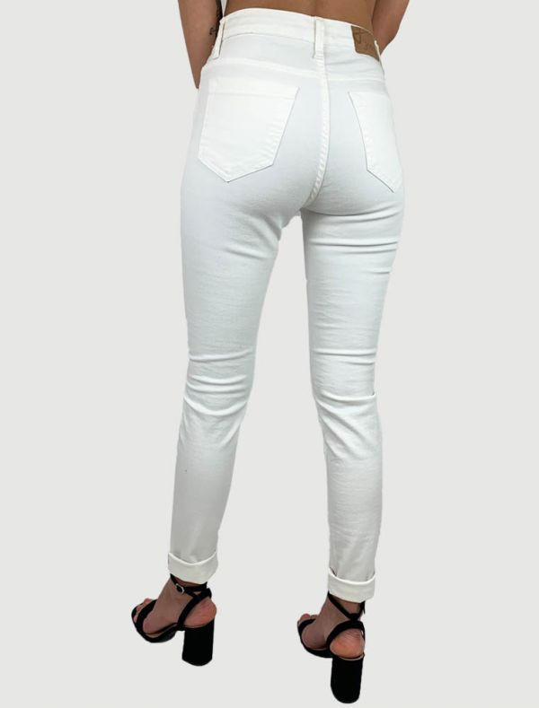 Pantalone casual Jossy - bianco