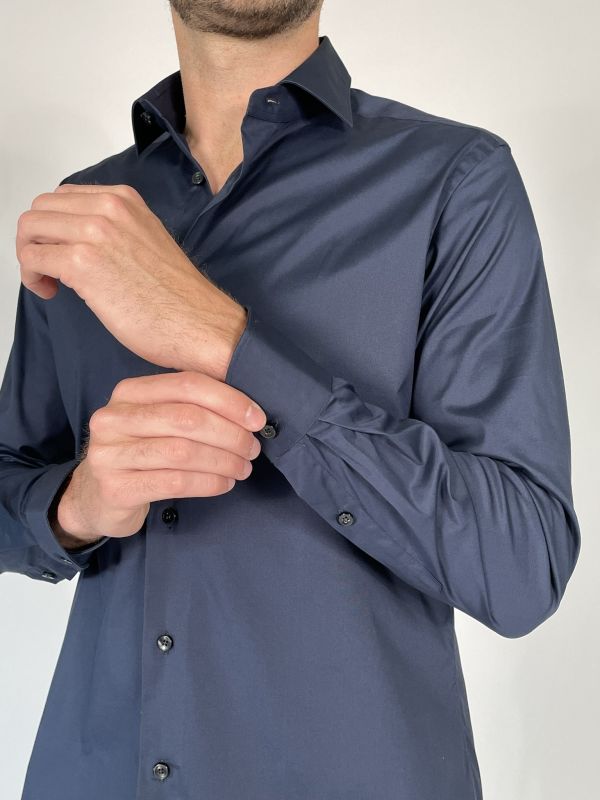 Camicia manica lunga Xacus - blu